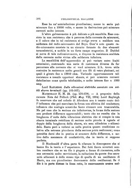 Il nuovo cimento giornale di fisica, di chimica, e delle loro applicazioni alla medicina, alla farmacia ed alle arti industriali