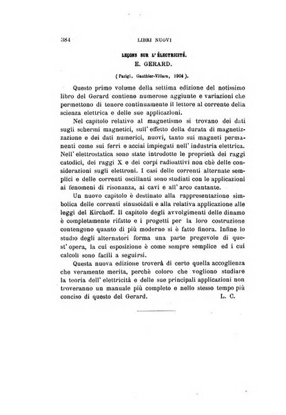 Il nuovo cimento giornale di fisica, di chimica, e delle loro applicazioni alla medicina, alla farmacia ed alle arti industriali