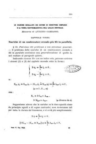 Il nuovo cimento giornale di fisica, di chimica, e delle loro applicazioni alla medicina, alla farmacia ed alle arti industriali