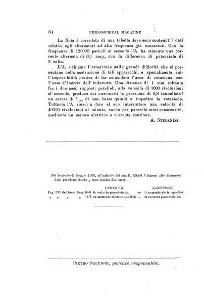 Il nuovo cimento giornale di fisica, di chimica, e delle loro applicazioni alla medicina, alla farmacia ed alle arti industriali