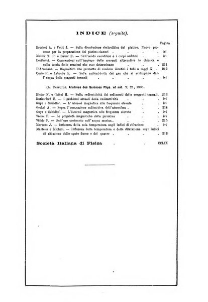 Il nuovo cimento giornale di fisica, di chimica, e delle loro applicazioni alla medicina, alla farmacia ed alle arti industriali