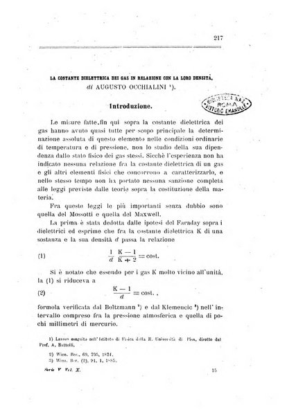 Il nuovo cimento giornale di fisica, di chimica, e delle loro applicazioni alla medicina, alla farmacia ed alle arti industriali