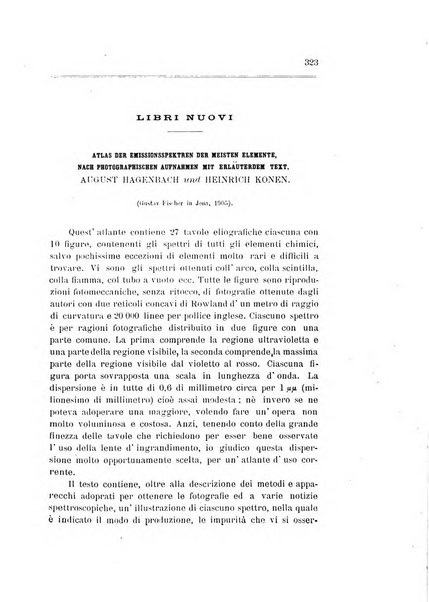 Il nuovo cimento giornale di fisica, di chimica, e delle loro applicazioni alla medicina, alla farmacia ed alle arti industriali