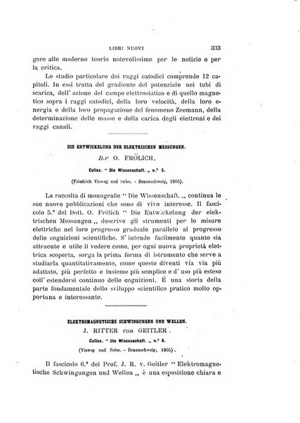 Il nuovo cimento giornale di fisica, di chimica, e delle loro applicazioni alla medicina, alla farmacia ed alle arti industriali