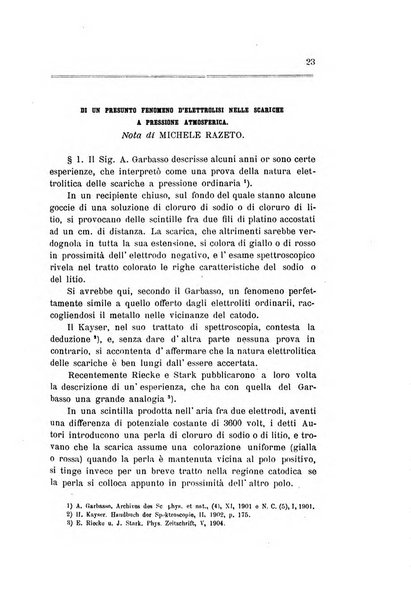 Il nuovo cimento giornale di fisica, di chimica, e delle loro applicazioni alla medicina, alla farmacia ed alle arti industriali