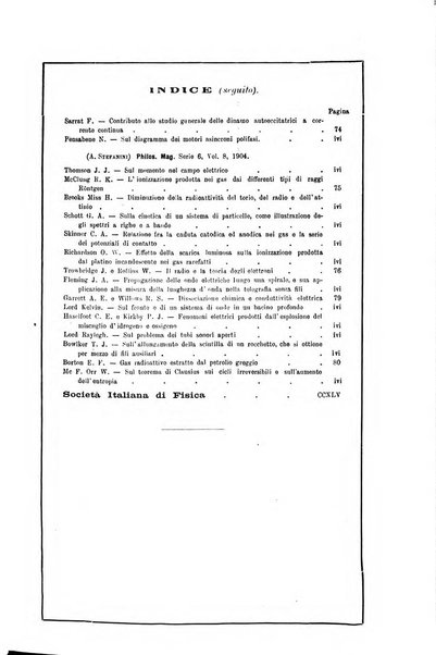 Il nuovo cimento giornale di fisica, di chimica, e delle loro applicazioni alla medicina, alla farmacia ed alle arti industriali