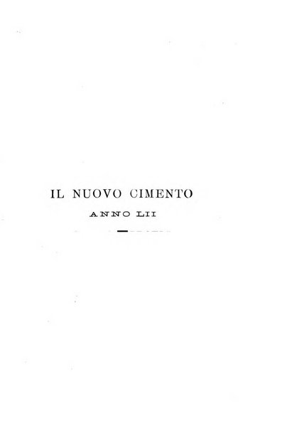 Il nuovo cimento giornale di fisica, di chimica, e delle loro applicazioni alla medicina, alla farmacia ed alle arti industriali