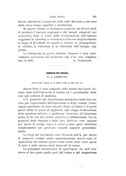 Il nuovo cimento giornale di fisica, di chimica, e delle loro applicazioni alla medicina, alla farmacia ed alle arti industriali