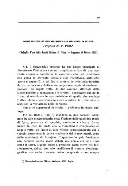 Il nuovo cimento giornale di fisica, di chimica, e delle loro applicazioni alla medicina, alla farmacia ed alle arti industriali