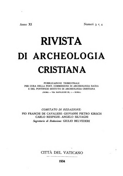 Rivista di archeologia cristiana