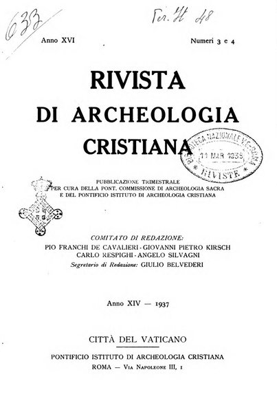 Rivista di archeologia cristiana