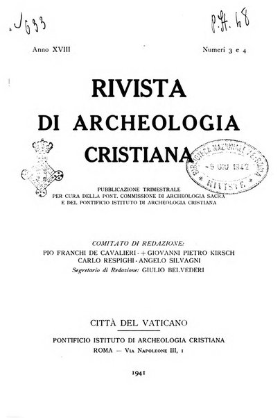 Rivista di archeologia cristiana