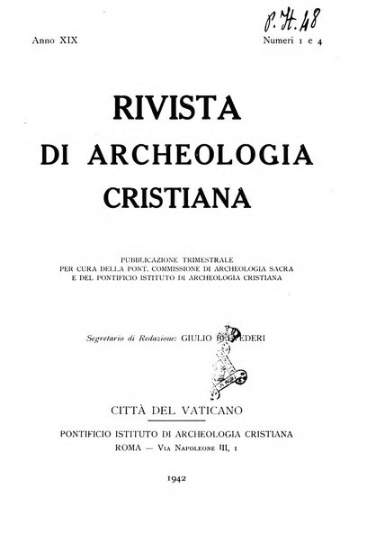 Rivista di archeologia cristiana