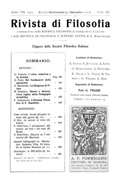 Rivista di filosofia