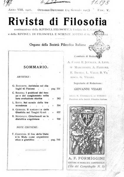 Rivista di filosofia