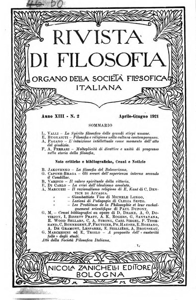 Rivista di filosofia