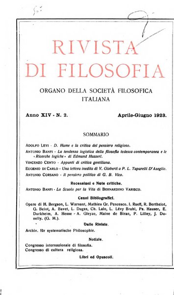 Rivista di filosofia