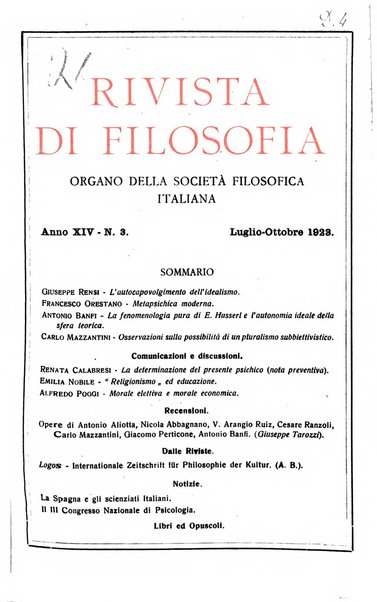 Rivista di filosofia