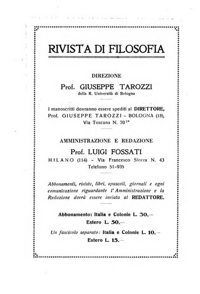 Rivista di filosofia