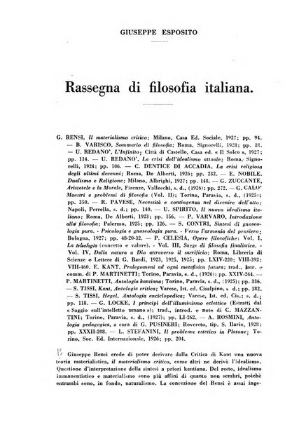 Rivista di filosofia