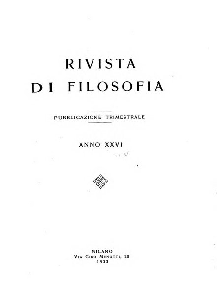 Rivista di filosofia