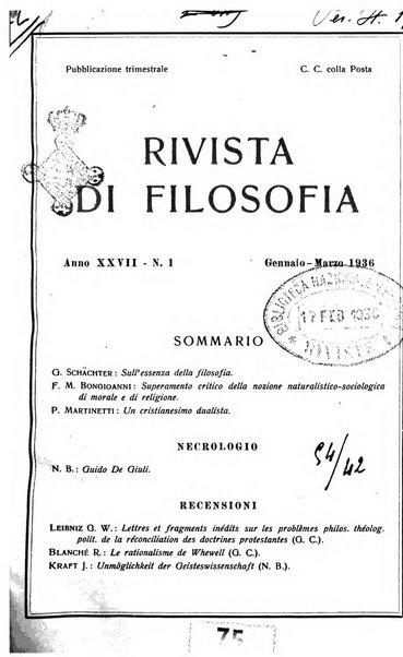 Rivista di filosofia