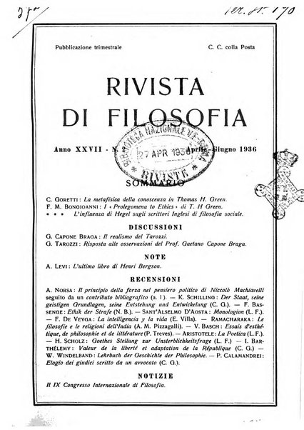 Rivista di filosofia