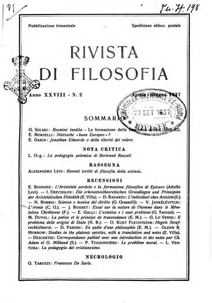 Rivista di filosofia