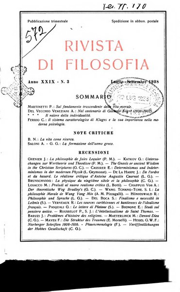 Rivista di filosofia