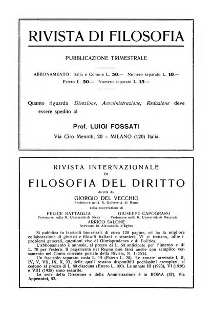 Rivista di filosofia