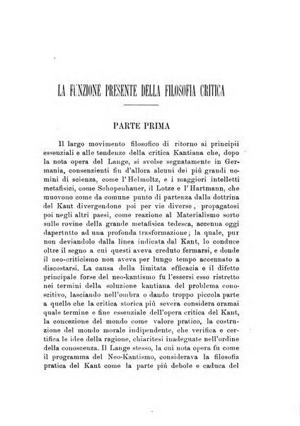 Rivista filosofica in continuazione della Rivista italiana di filosofia fondata da L. Ferri