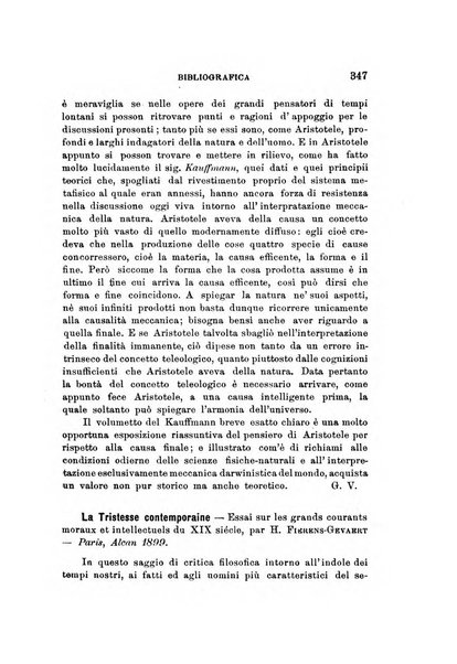 Rivista filosofica in continuazione della Rivista italiana di filosofia fondata da L. Ferri