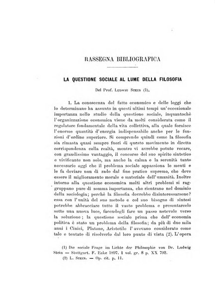 Rivista filosofica in continuazione della Rivista italiana di filosofia fondata da L. Ferri