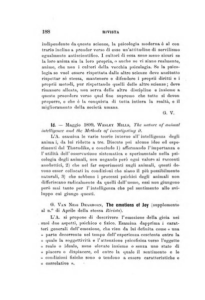 Rivista filosofica in continuazione della Rivista italiana di filosofia fondata da L. Ferri