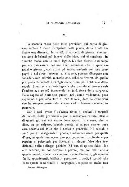 Rivista filosofica in continuazione della Rivista italiana di filosofia fondata da L. Ferri