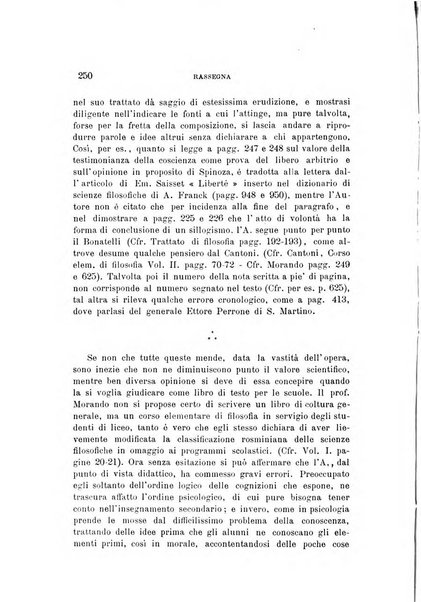 Rivista filosofica in continuazione della Rivista italiana di filosofia fondata da L. Ferri