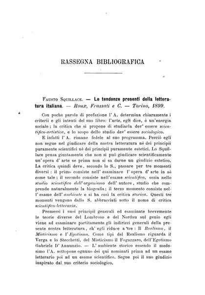 Rivista filosofica in continuazione della Rivista italiana di filosofia fondata da L. Ferri