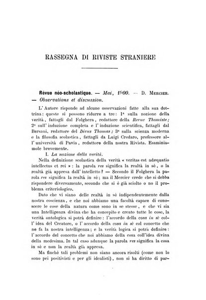 Rivista filosofica in continuazione della Rivista italiana di filosofia fondata da L. Ferri