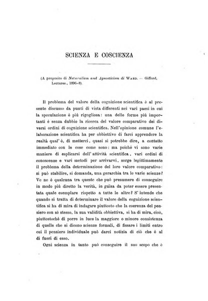 Rivista filosofica in continuazione della Rivista italiana di filosofia fondata da L. Ferri