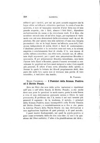 Rivista filosofica in continuazione della Rivista italiana di filosofia fondata da L. Ferri