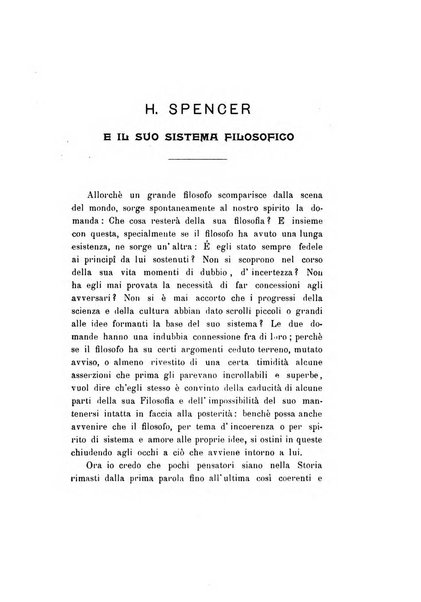 Rivista filosofica in continuazione della Rivista italiana di filosofia fondata da L. Ferri