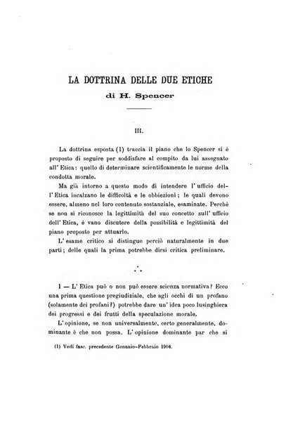 Rivista filosofica in continuazione della Rivista italiana di filosofia fondata da L. Ferri