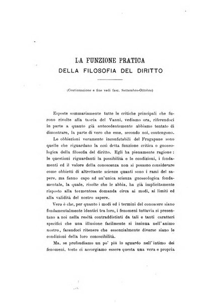 Rivista filosofica in continuazione della Rivista italiana di filosofia fondata da L. Ferri