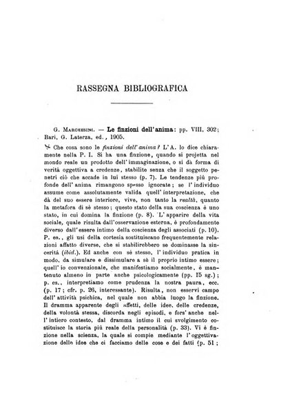 Rivista filosofica in continuazione della Rivista italiana di filosofia fondata da L. Ferri