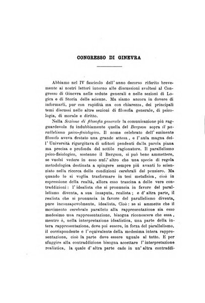 Rivista filosofica in continuazione della Rivista italiana di filosofia fondata da L. Ferri