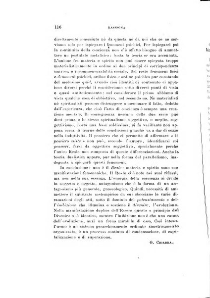 Rivista filosofica in continuazione della Rivista italiana di filosofia fondata da L. Ferri