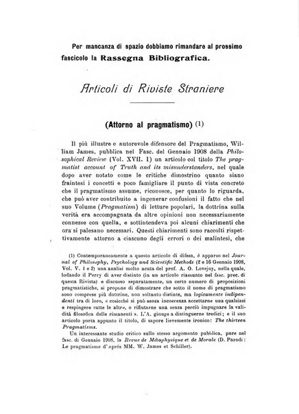 Rivista filosofica in continuazione della Rivista italiana di filosofia fondata da L. Ferri