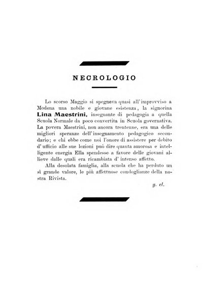 Rivista filosofica in continuazione della Rivista italiana di filosofia fondata da L. Ferri