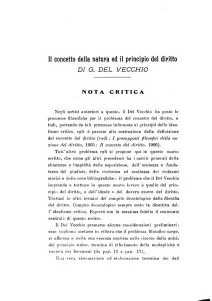 Rivista filosofica in continuazione della Rivista italiana di filosofia fondata da L. Ferri