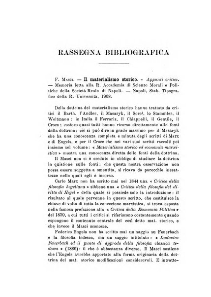 Rivista filosofica in continuazione della Rivista italiana di filosofia fondata da L. Ferri